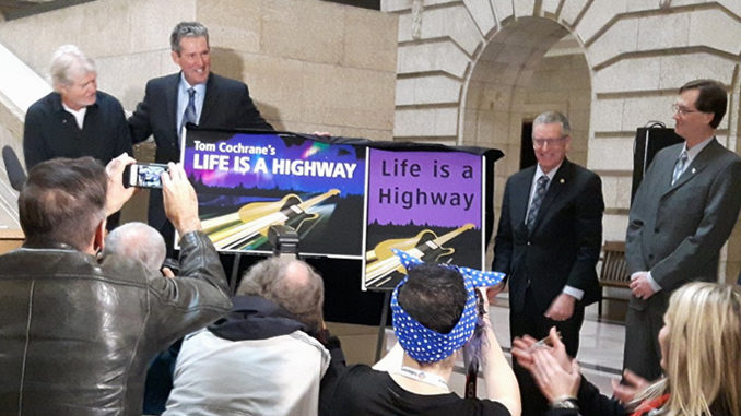 Tom Cochrane Gets Manitoba Highway Named After Him