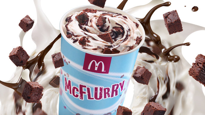 McDonald’s Canada Offers New Chocolate Fudge Brownie McFlurry