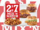 Arby’s Canada Offers 2 For $7 Mix ‘N Match Deal