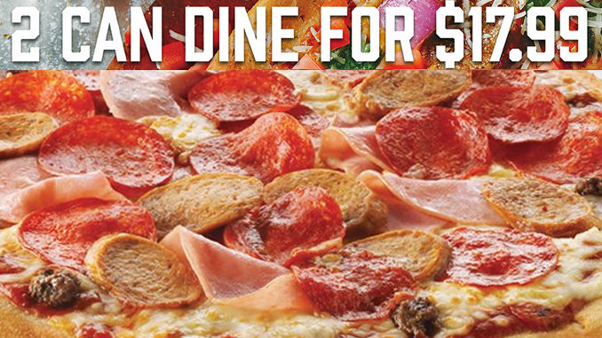 Boston Pizza Offers 2 Can Dine For $17.99 Individual Pizzas Deal