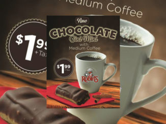 Get A New Chocolate Cini Mini And Coffee For $1.99 At Robin’s Donuts