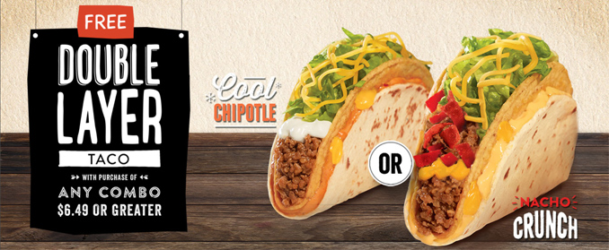 Taco Bell Canada Double Layer Tacos