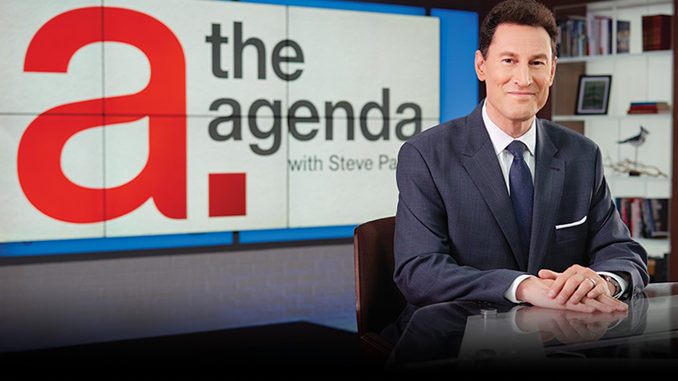 The Agenda with Steve Paikin Now Available Live On Twitter