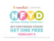 Buy One, Get One Free Frozen Yogurt At Menchie's On February 6, 2017
