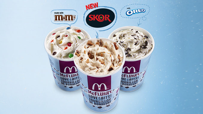 Buy One, Get One Free McFlurry At McDonald’s Canada Through February 26, 2017