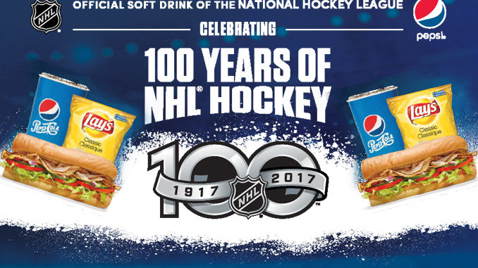 Pepsi Offers 100 Years Of NHL Hockey At Subway Contest