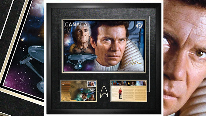 Canada Post Unveils Admiral James T. Kirk And Starfleet's Finest Captains Stamps