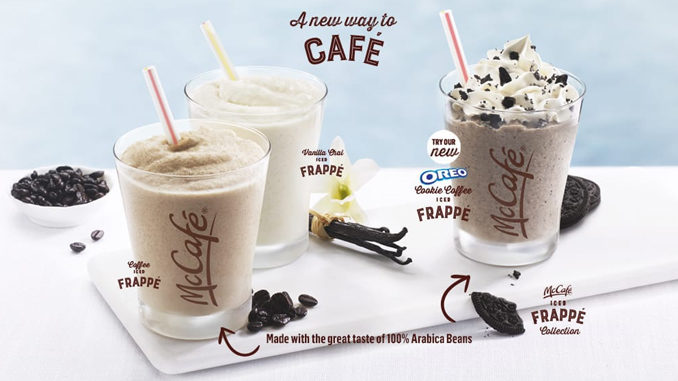McDonald’s Canada Serves Up New Oreo Cookie Iced Frappé