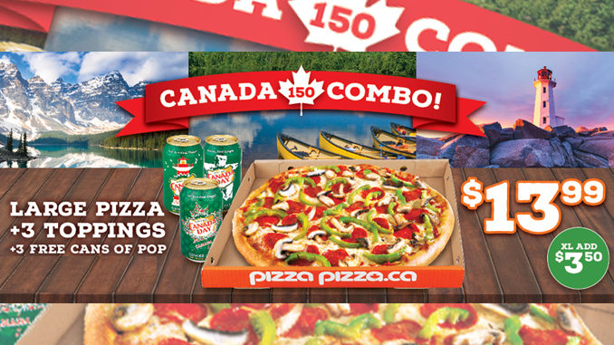 Pizza Pizza Offers New Canada 150 Combo