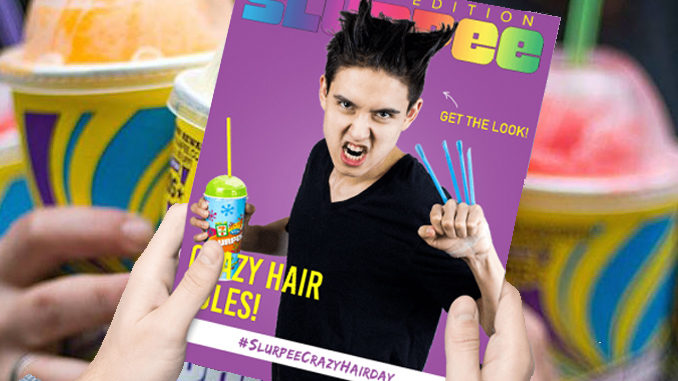 Free Slurpees At 7-Eleven Canada During Crazy Hair Day On June 16, 2017