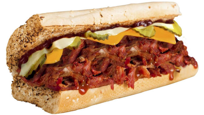 Buy One, Get One Free Pulled Pork Sandwich At Quiznos Canada On August 1, 2107