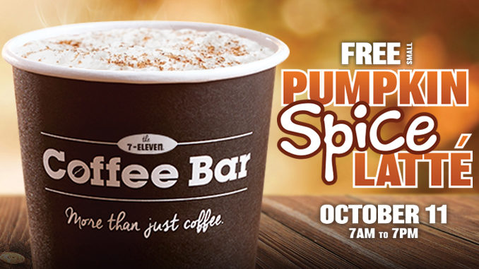 Free Pumpkin Spice Latte At 7-Eleven Canada On October 11, 2017