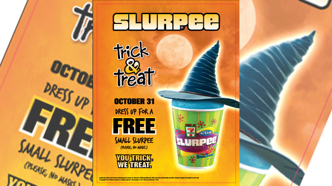Free Slurpee At 7-Eleven Canada On October 31, 2017