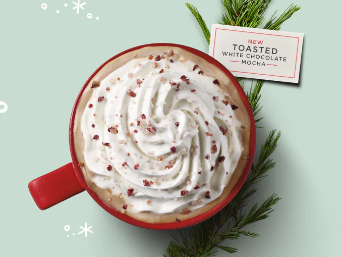 How much is a toasted white chocolate mocha at starbucks Starbucks Canada Launches New Toasted White Chocolate Mocha For The 2017 Holiday Season Canadify
