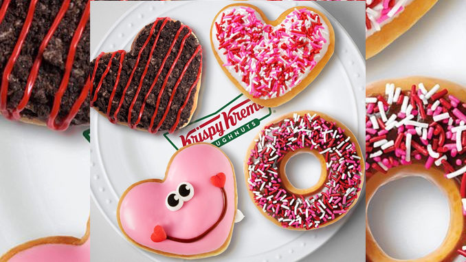 Valentine’s Day Doughnuts Land At Krispy Kreme Canada