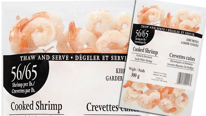 Loblaw Recalls Cooked Shrimp Due To Harmful Bacteria Risk