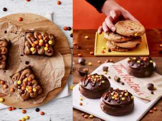 Tim Hortons Unveils New Mini Reese's Pieces Cookie, Donut, And Brownie