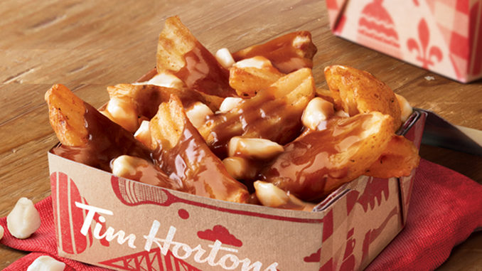Tim Hortons Introduces New Poutine