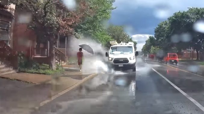 Ottawa Van Driver Fired After Pedestrian Splash Video Goes Viral