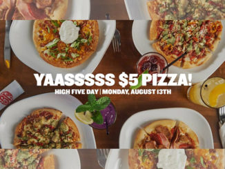 $5 Individual Pizzas At Boston Pizza On August 13, 2018