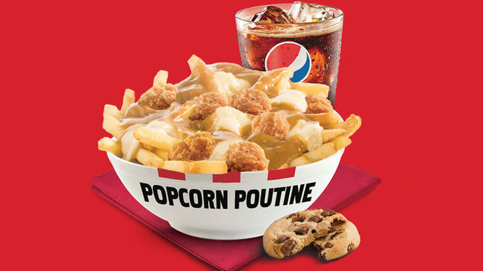 KFC Canada Introduces New Popcorn Chicken Poutine