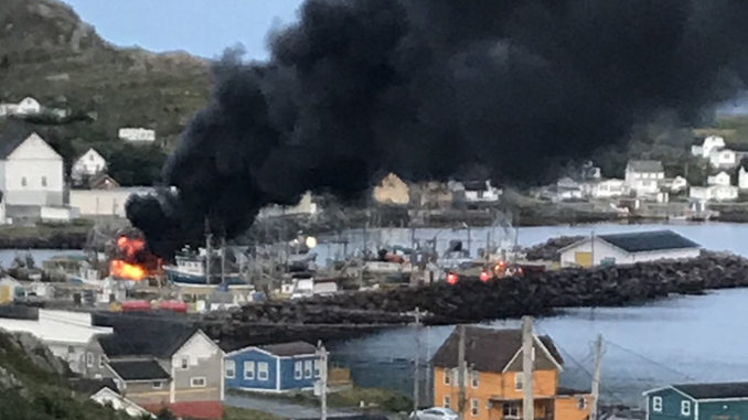 ‘Cold Water Cowboys’ Longliner ‘Sebastian Sails’ Catches Fire In Twillingate, N.L.