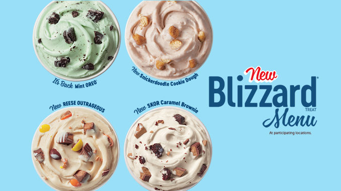 Dairy Queen Canada Introduces New Snickerdoodle Cookie Dough Blizzard