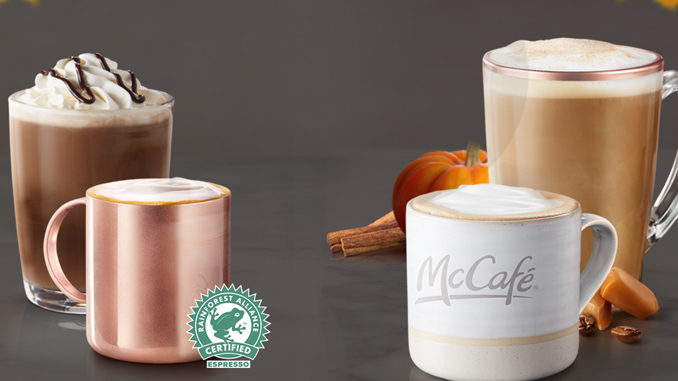 McDonald’s Canada Offers Any Small Speciality Coffee For $2 Through October 7, 2018
