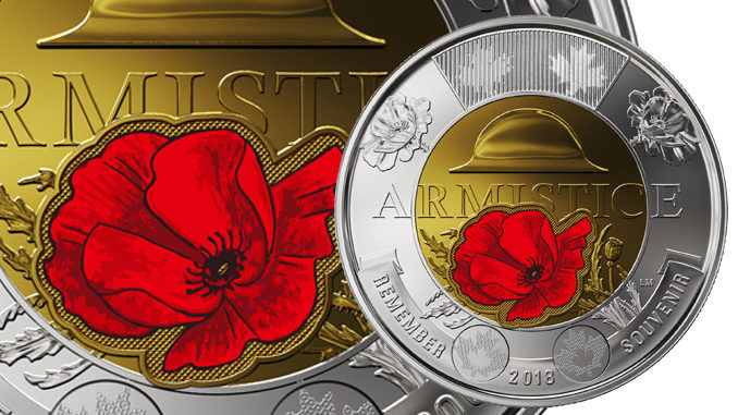 Mint Unveils New First World War $2 ‘Armistice’ Coin