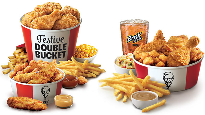 KFC Canada Reveals $30 Festive Double Bucket And Mighty Bucket For One
