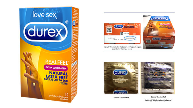 Durex Recalls Some Condoms After Failing Shelf-Life Durability Tests
