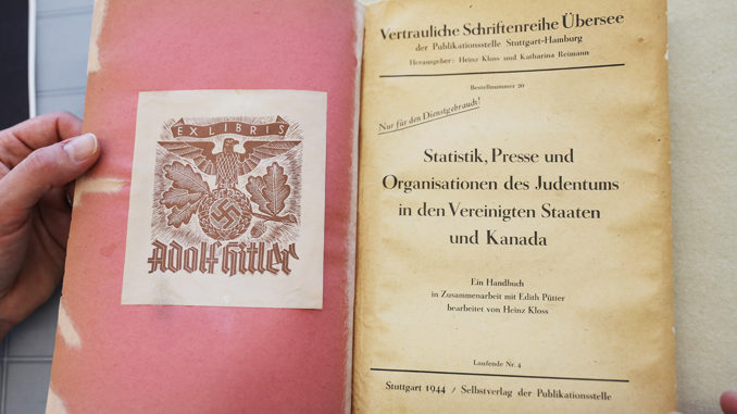 Library And Archives Canada Acquires Book Once Owned By Adolf Hitler