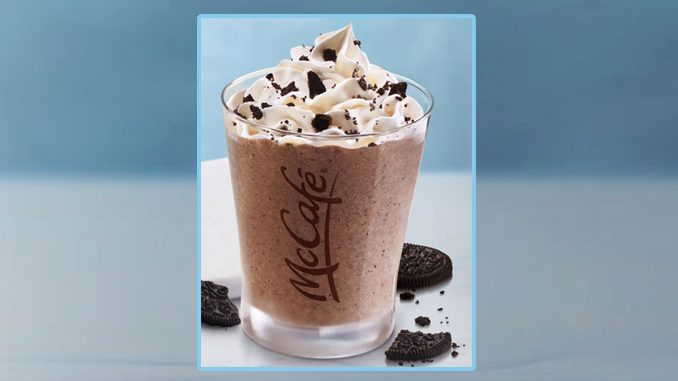 McDonald’s Canada Brings Back The Oreo Cookie Coffee Iced Frappé