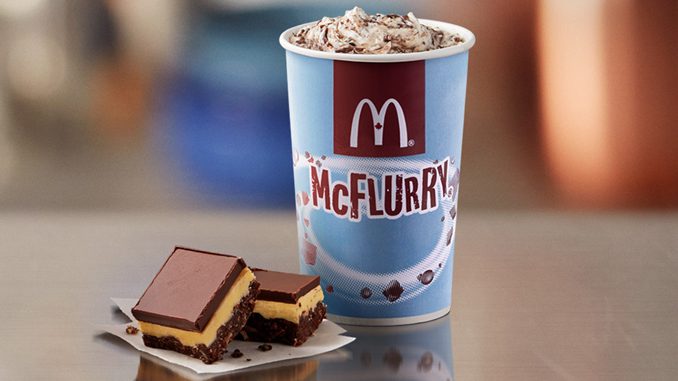 McDonald’s Canada Adds New Chocolate Nanaimo McFlurry