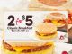 Tim Hortons Offers 2 Classic Breakfast Sandwiches For $5