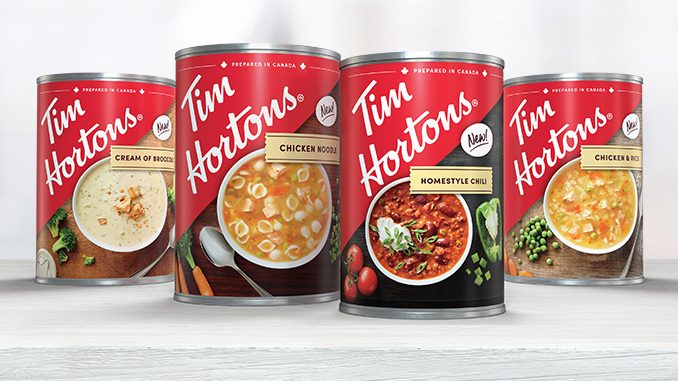 Tim Hortons Launches New Canned Soups And Chili