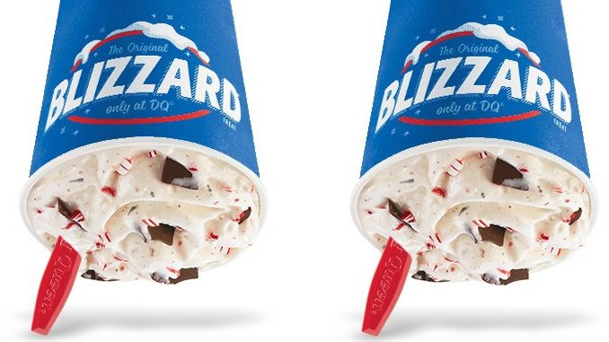 Dairy Queen Canada Welcomes Back Candy Cane Chill Blizzard