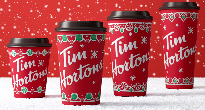 Tim Hortons 2019 holiday cups