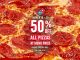 50% Off All Pizzas At Menu Price Ordered Online At Domino’s Canada Until March 22, 2020