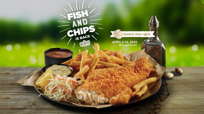 Swiss Chalet Welcomes Back Fish And Chips Through April 13, 2020