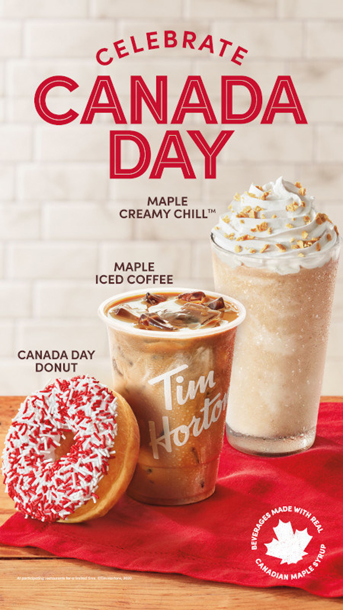 Tim Hortons Canada Day 2020