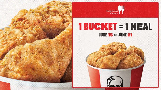 With Your Help, KFC Canada Will Donate 200,000 Meals To Food Banks Canada