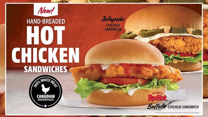 Carl’s Jr. Canada Introduces New Hand-Breaded Hot Chicken Sandwiches