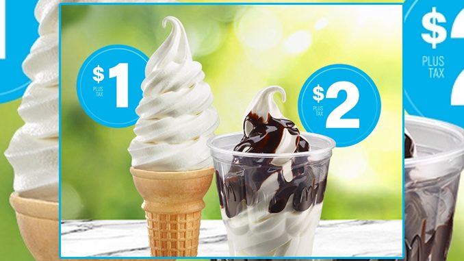 McDonald’s Canada Offers $1 Soft Serve Cones, And $2 Sundaes For Summer 2020