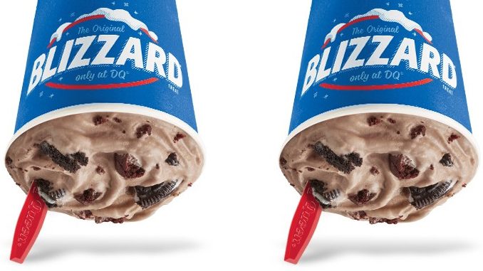 New Oreo Fudge Brownie Blizzard Is The August 2020 Blizzard Of The Month At Dairy Queen Canada