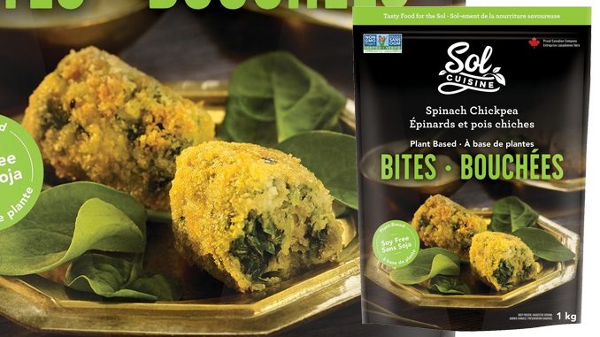 Canada’s Sol Cuisine Launches New Plant-Based Spinach Chickpea Bites At Costco