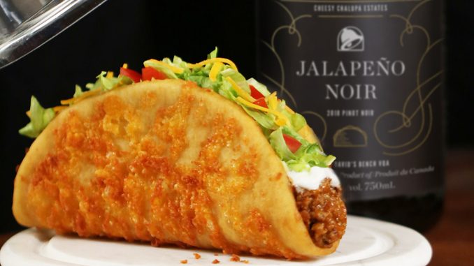 Taco Bell Canada Is Pairing Real Wine With Returning Toasted Cheesy Chalupa