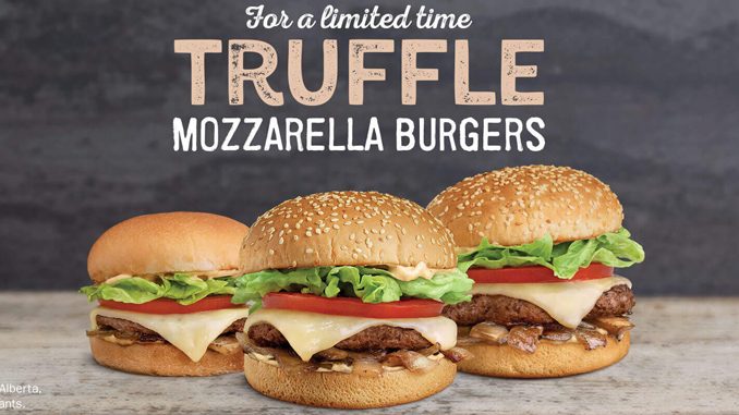 A&W Canada Debuts New Truffle Mozzarella Burgers