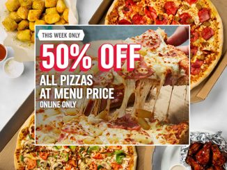 Domino’s Canada Offers 50% Off All Menu Priced Pizzas Ordered Online Through October 18, 2020