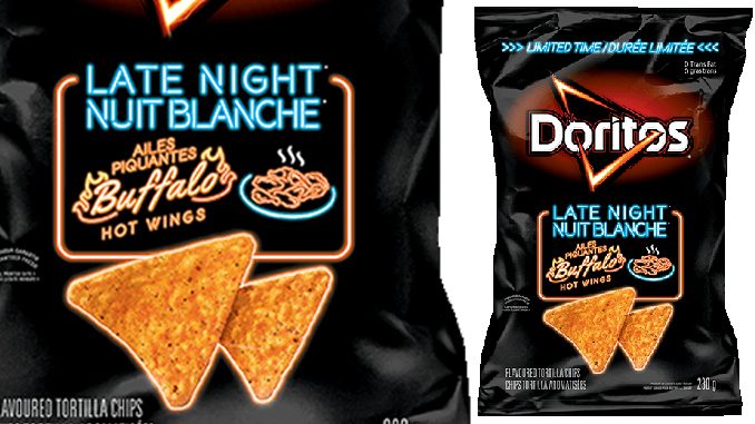 Doritos Canada Adds New Doritos Late Night Buffalo Flavoured Tortilla Chips
